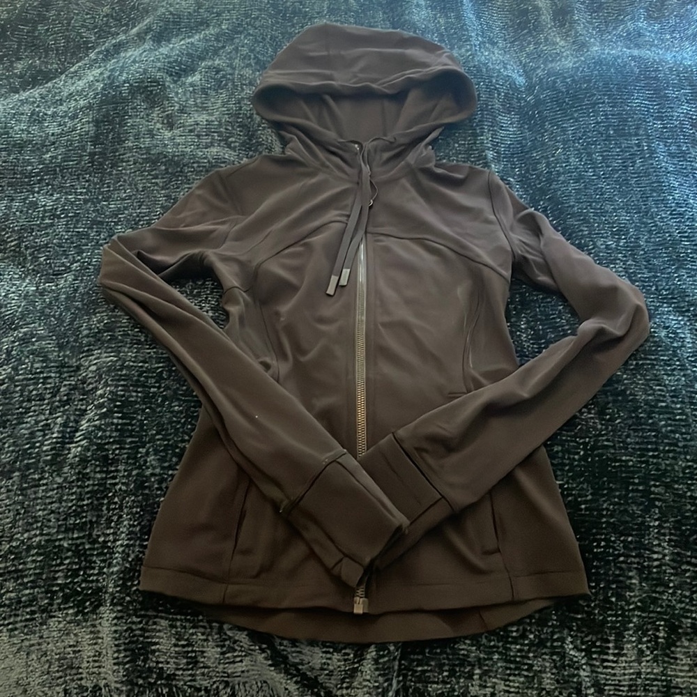 Black Lululemon Hooded Define Jacket